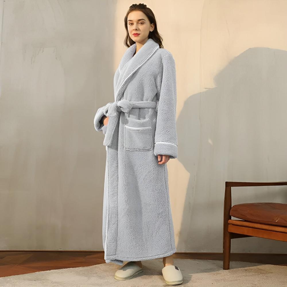Premium unisex fleece badekåpe. Myk, varm og allsidig for både menn og kvinner.