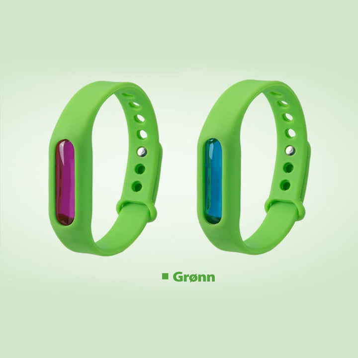 Sommerens must-have: Myggavstøtende armbånd for alle utendørs aktiviteter.