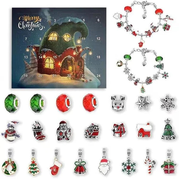 Adventskalender med armbånd og smykkedeler. Stimulerer kreativitet og gir mange timer med moro.