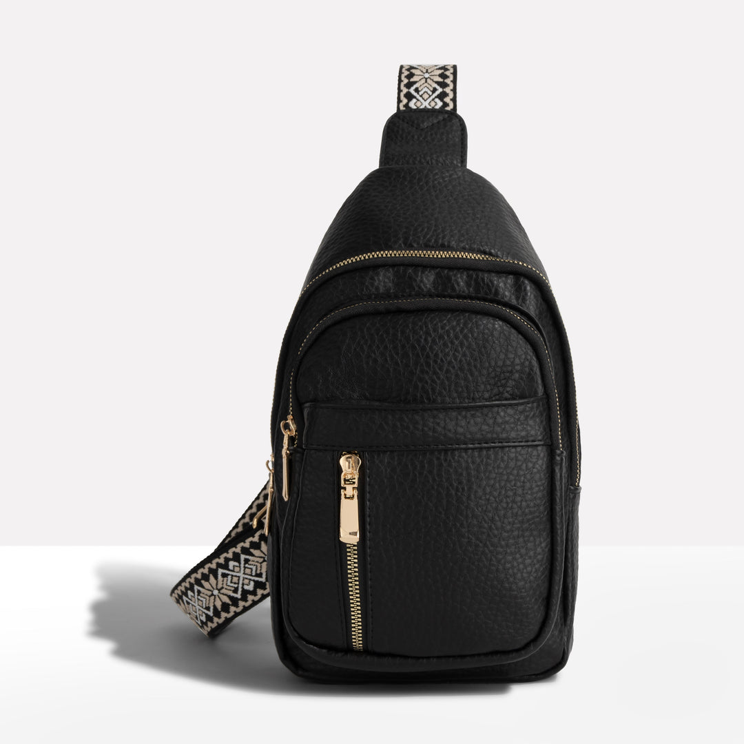 Sikker og stilig unisex anti-tyveri crossbody veske i nylon, perfekt for hverdag og reise.
