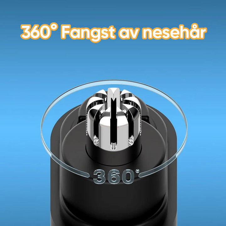 Skånsom og smertefri hårfjerning, denne unisex nesehårtrimmeren er hudvennlig.