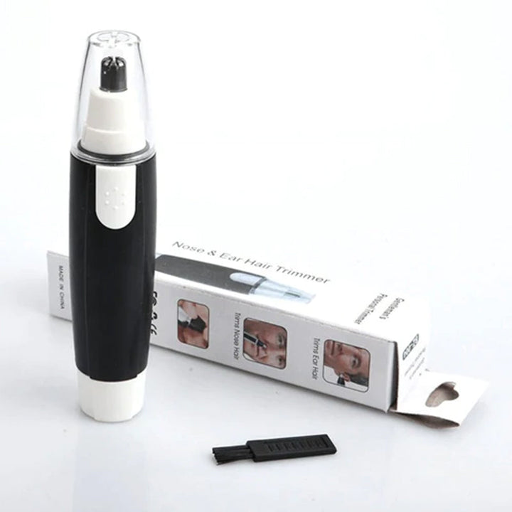 Effektiv og bærbar trimmer for menn til nese- og ørehår; ideell for daglig hygiene og reise.
