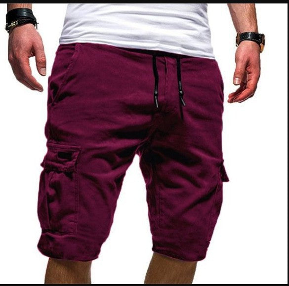 Løse cargoshorts for menn, perfekt som komfortabel sommershorts til fritid og casual bruk.