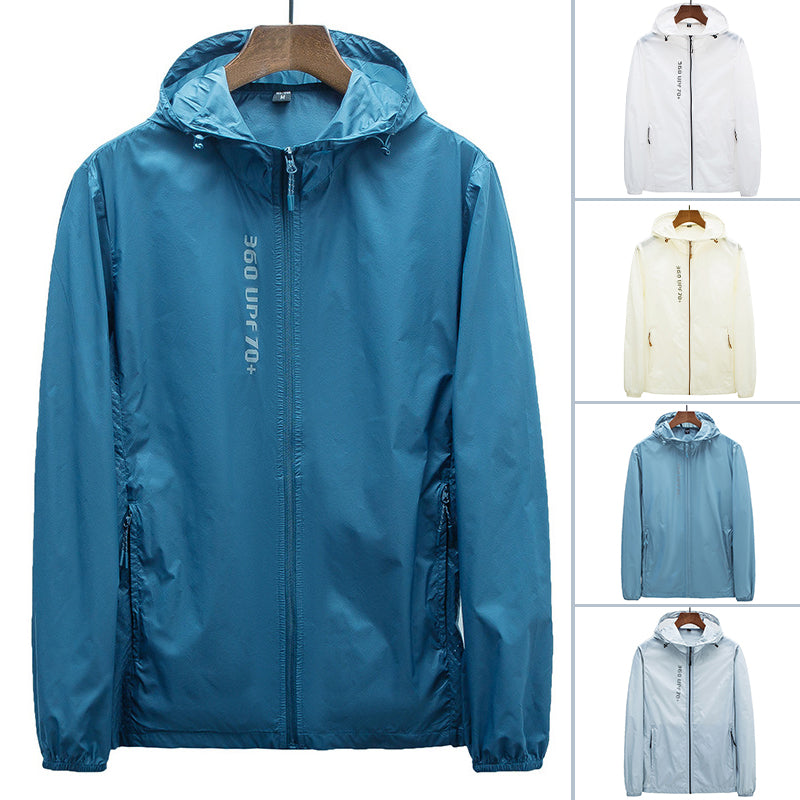 Pustende soljakke unisex, beskytter mot UV-stråler med stil.