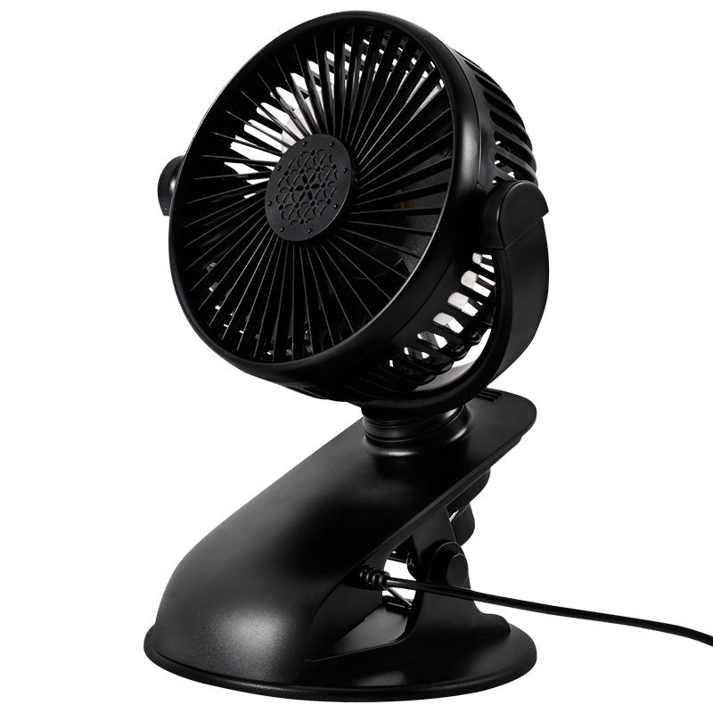 Bærbar justerbar skrivebordsvifte, perfekt for kontor eller hjemmekontor. Kompakt USB vifte for sommer kjøling.
