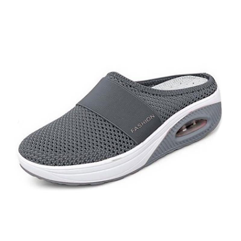 Casual flate sandaler for kvinner med luftig netting, perfekt for varme sommerdager.