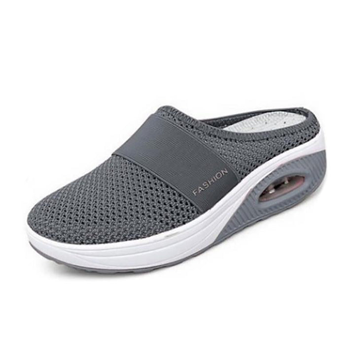 Casual flate sandaler for kvinner med luftig netting, perfekt for varme sommerdager.