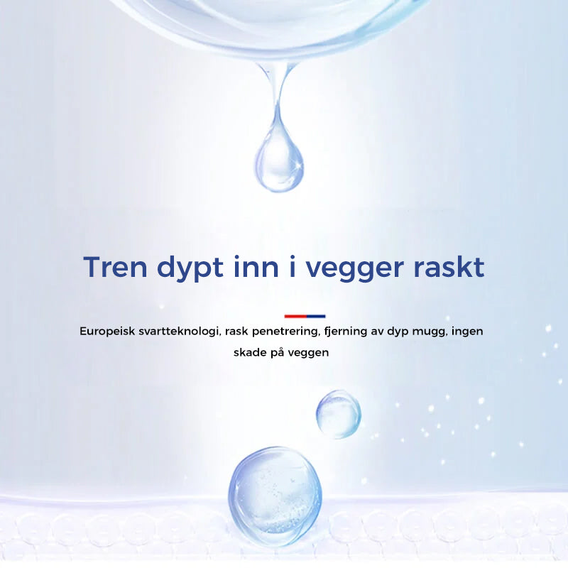 Skumformel for optimal dekning og dyp rengjøring. Kraftig muggfjerner for husvask.