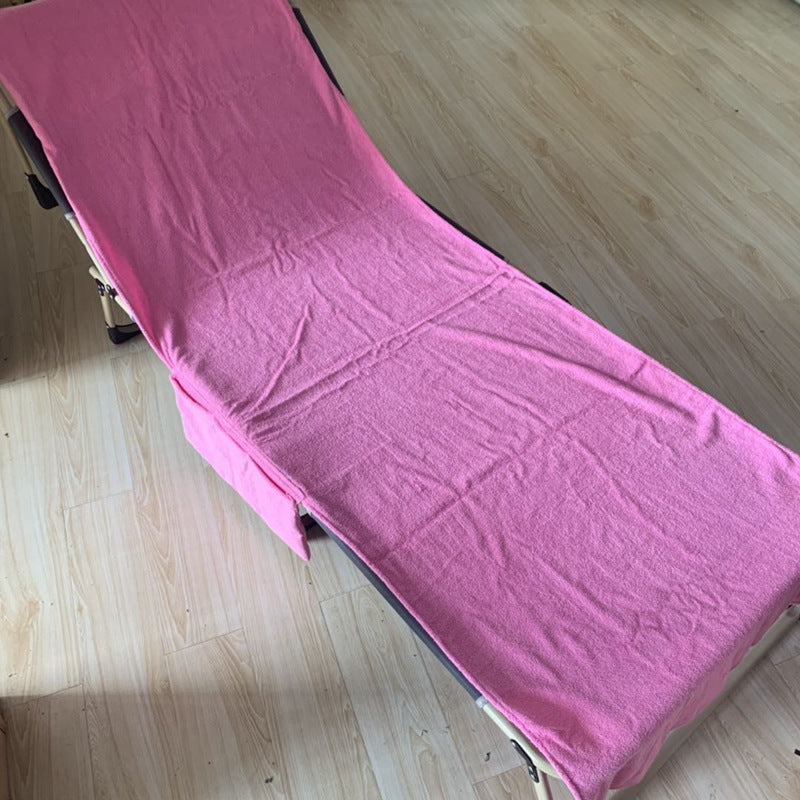 Bærbar liggepute for kvinner, enkel å transportere til strand eller hage. Komfortabelt liggeunderlag.