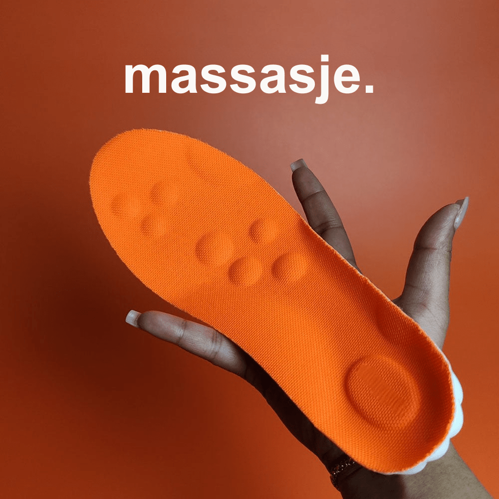 Myke CloudStep komfortsåler med ergonomisk design for langvarig demping og smertelindring.