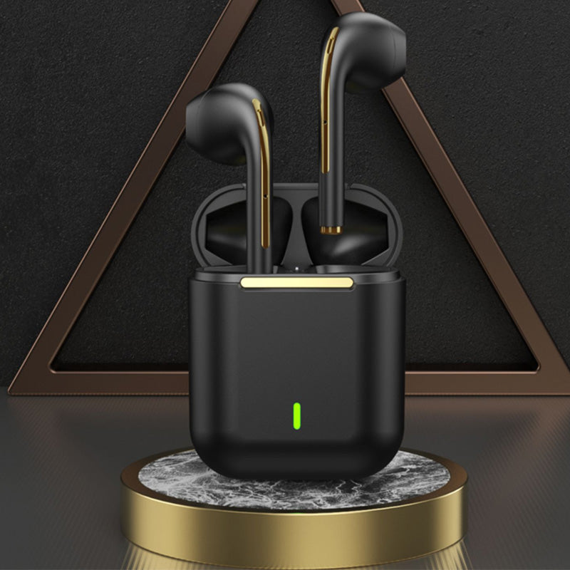 Ergonomisk utformede trådløse in-ear øretelefoner for sikker og komfortabel passform. Krystallklar lyd.
