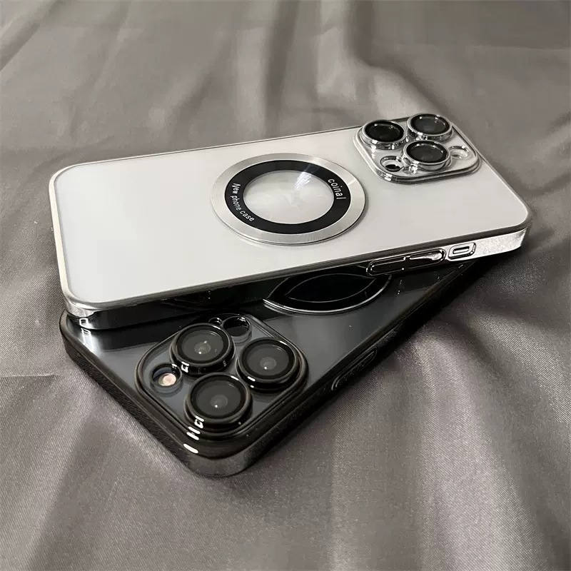Allsidig klart magnetisk iPhone deksel. Støtsikker med komplett mobilbeskyttelse, TPU/PC.