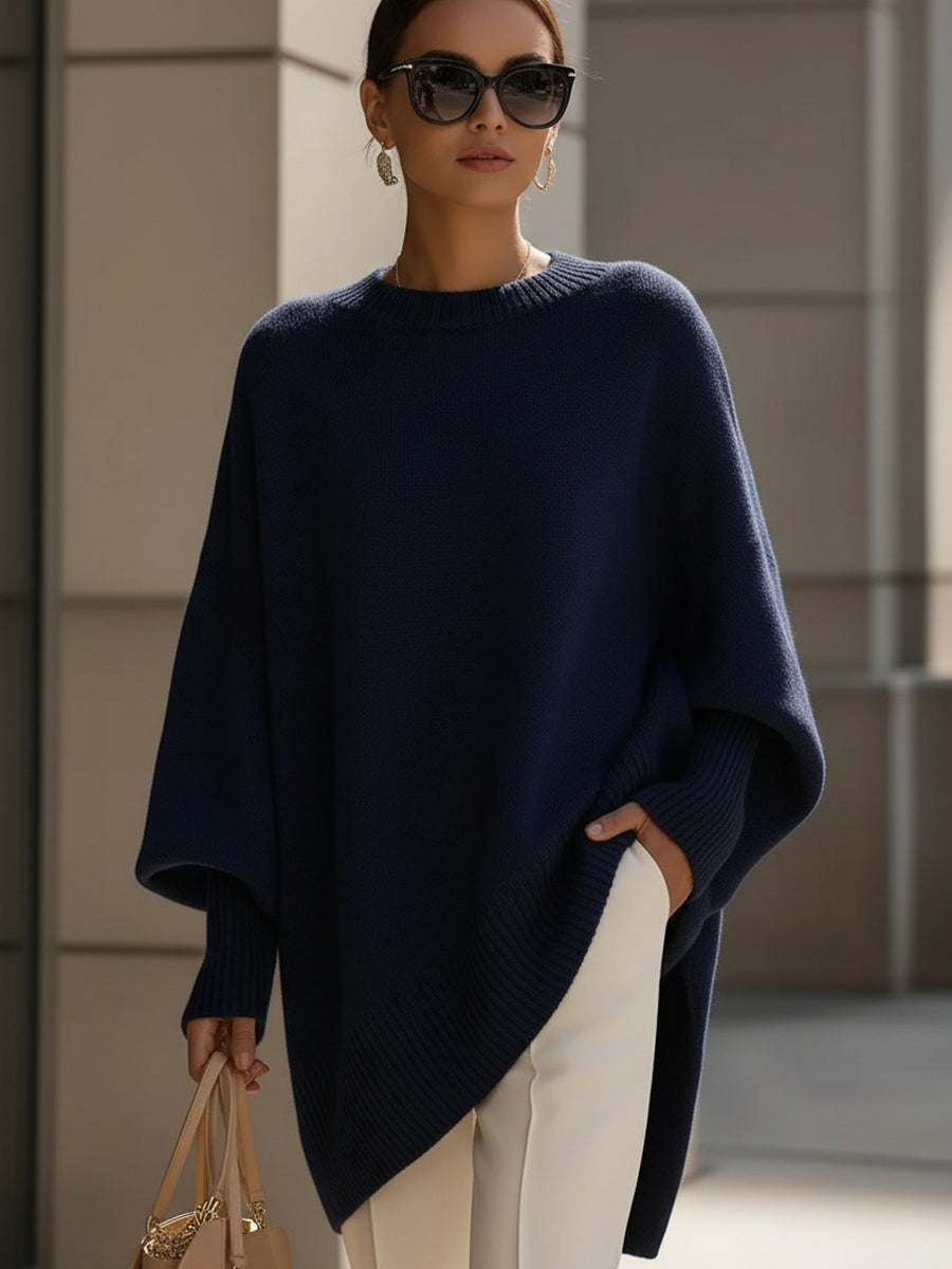 Kvinner elsker denne oversized genseren; perfekt for avslappet eleganse og hverdagsbruk.