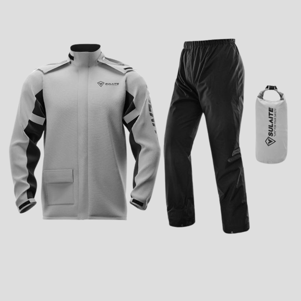 Kompakt, sammenpakket unisex regndress for enkel transport. Praktisk regnklær for turklær, pendling og utendørs.
