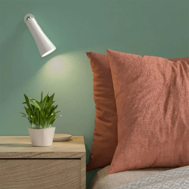 Fleksibel bordlampe for hjemmekontor, 3-i-1 magnetisk LED med øyebeskyttelse, bærbar.