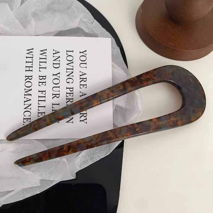 Glatt akryl U-hårnål, behagelig og sikker hårpynt for en vakker og slitesterk håroppsats.