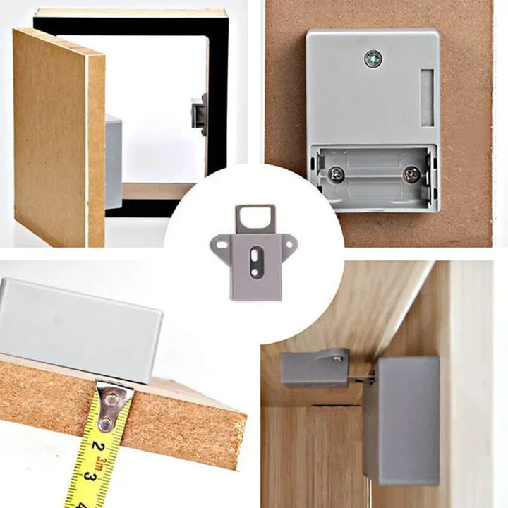 Smart skuffelås for DIY-prosjekter, usynlig, robust og enkel å installere.