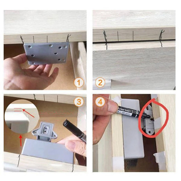 Kompakt elektronisk skaplås, ideell for hjemmebruk, kontor og garasje.