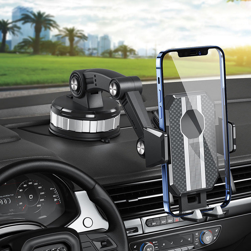 Universal mobilholder med super sterkt sug for bilens dashbord og smarttelefon.