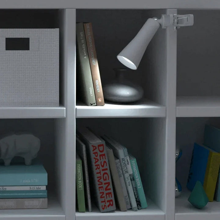 Hjemmekontor bordlampe, fleksibel LED med øyebeskyttelse, magnetisk og bærbar USB-lampe.