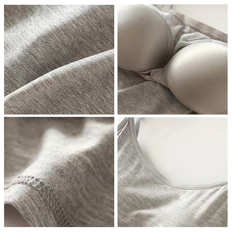 Dame tank top med innebygd BH. Løstsittende passform for optimal komfort og bevegelsesfrihet.