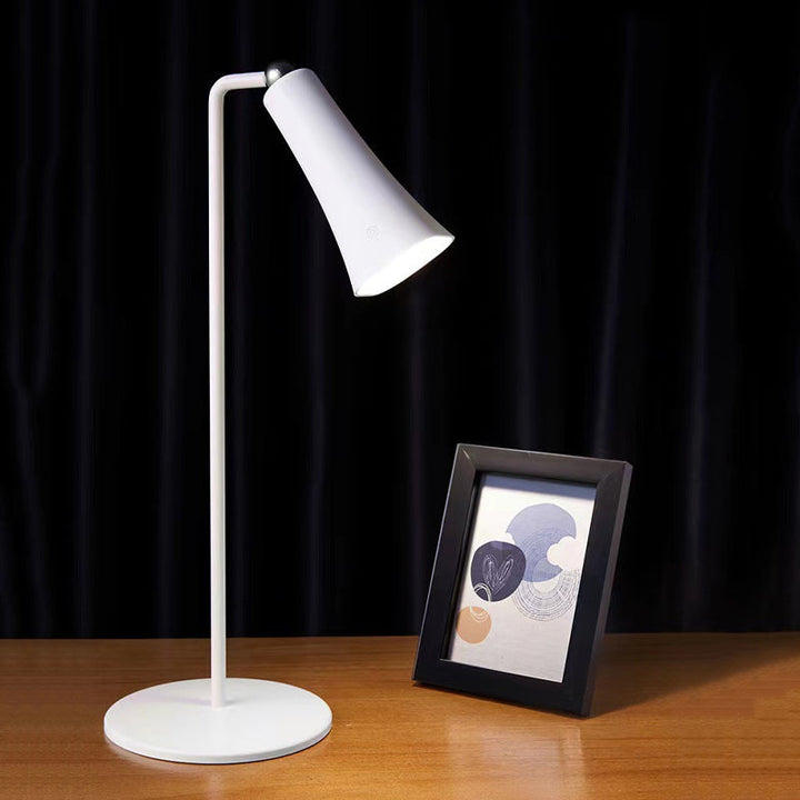 3-i-1 magnetisk bordlampe, bærbar LED, ideell for leselampe og nattlampe med USB-lading.