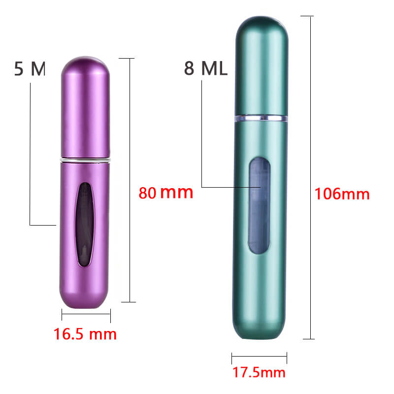 Påfyllbar unisex parfymebeholder. Elegant design, perfekt for å bære din favorittduft.