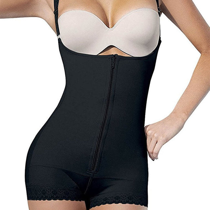 Kvinner shapewear truser for magekontroll, gir slankende timeglassfigur og forbedret holdning.