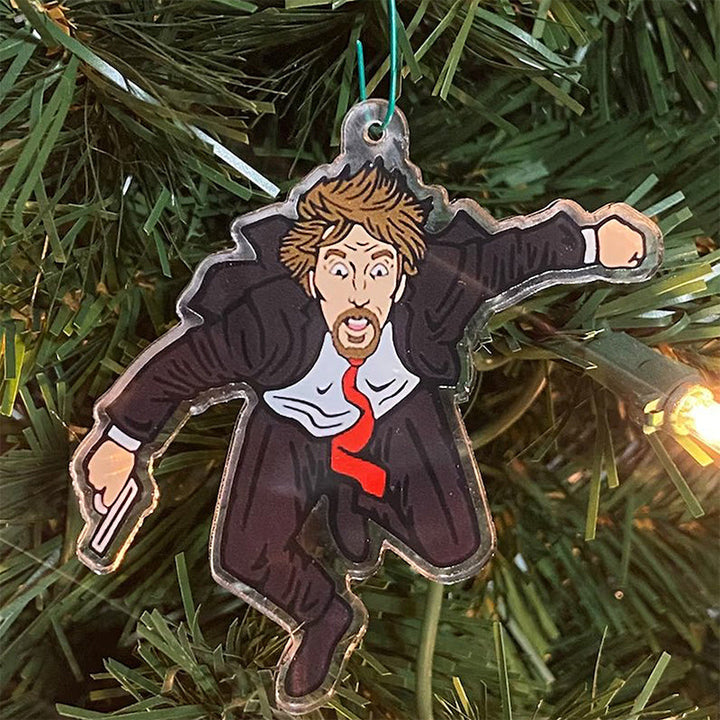 Spennende nedtelling til jul med Die Hard Hans Gruber tre adventskalender; unik juledekorasjon.