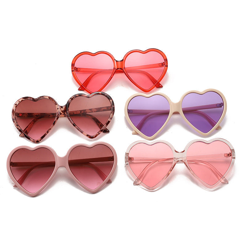 Lette hjerteramme solbriller, trendy kvinner tilbehør for en chic sommerstil med UV-filter.