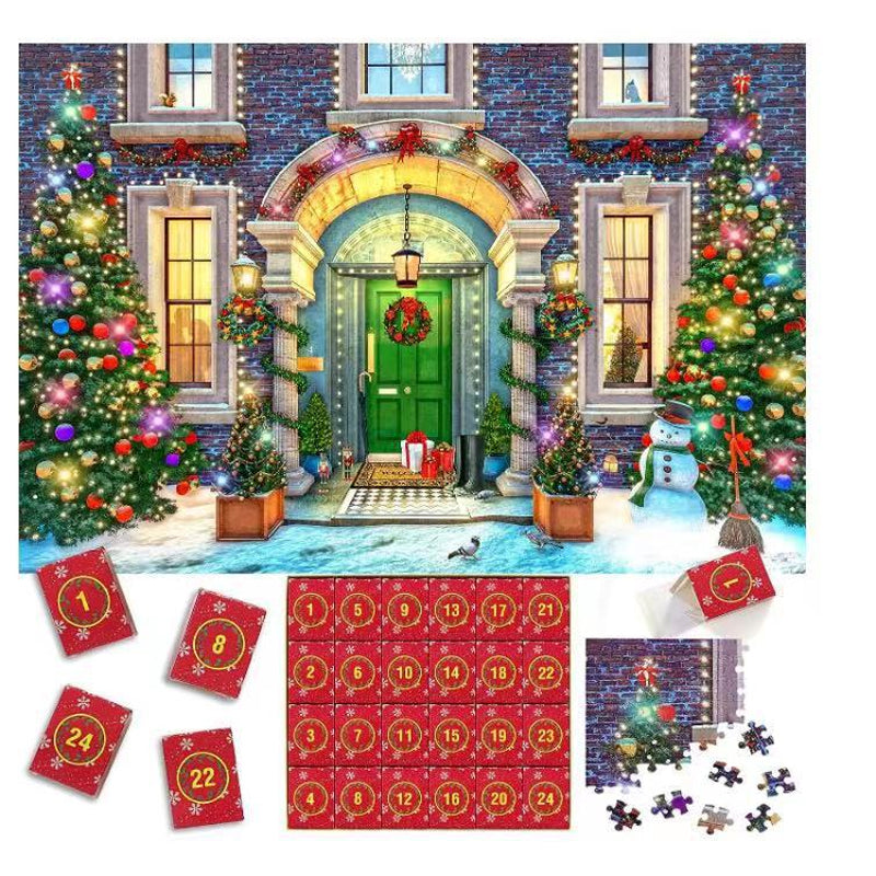 Perfekt julegave: Byggeklosse julekalender for barn, en flott adventskalender med leker.