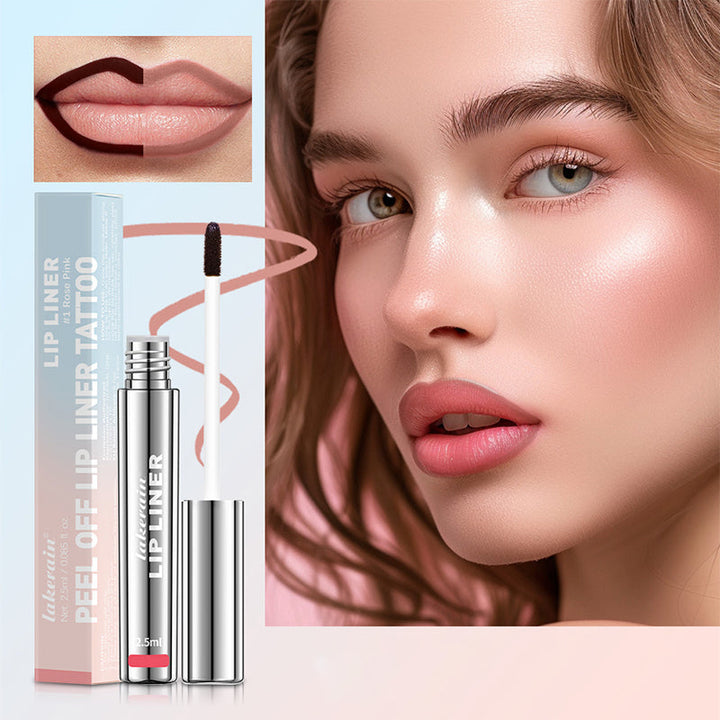 Peel-off lipliner som gir kvinner definerte, fyldige lepper og langvarig farge.