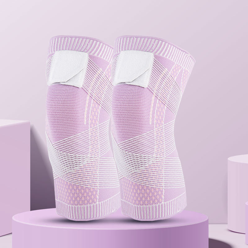 Unisex strikkede knebeskyttere for optimal kneestøtte og komfort under sport og trening.