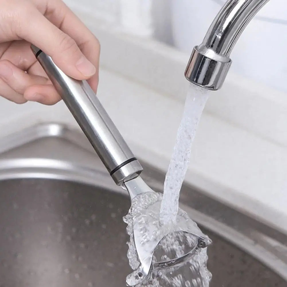 Høykvalitets maisskreller i rustfritt stål, et robust og hygienisk grønnsaksverktøy for ditt kjøkken.