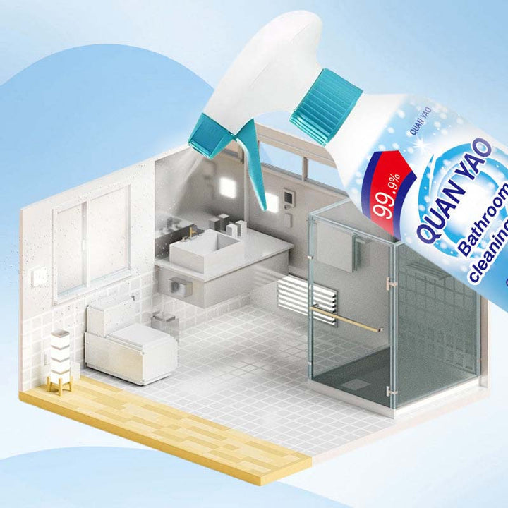 Kraftig desinfeksjonsspray for baderomsvask, sikrer hygienisk og skinnende overflate.