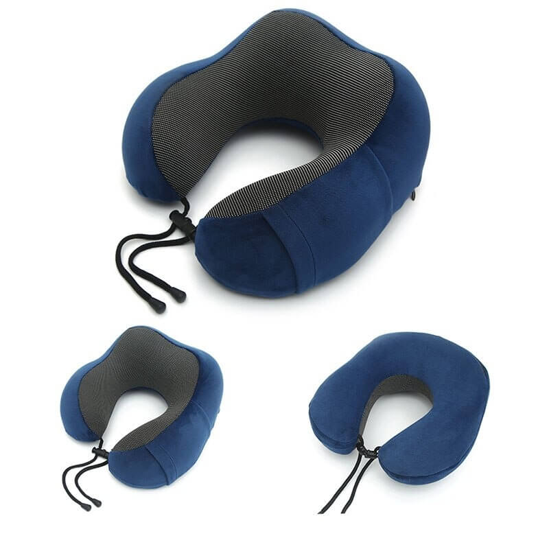 Nyt dyp avslapning med denne ergonomiske memory foam reiseputen. Perfekt for søvn på lange turer.