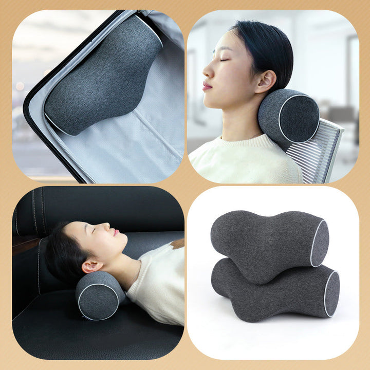 Minneskum trekkpute med ergonomisk design for riktig nakkejustering og smertelette.