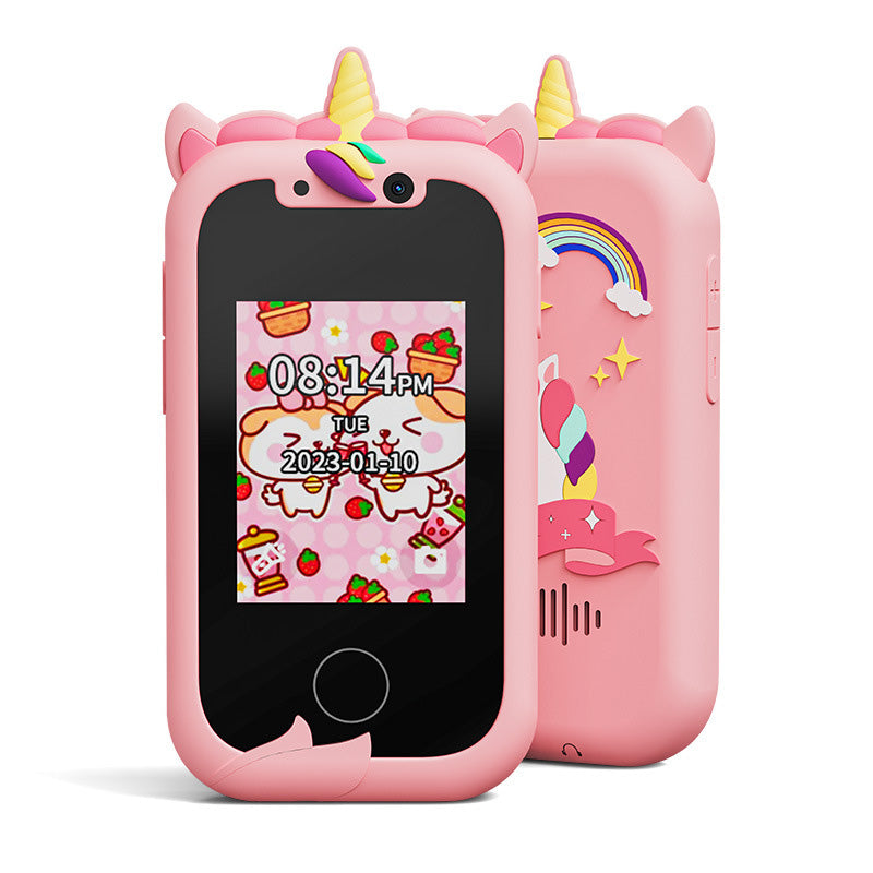 Leketelefon med pedagogiske apper for barns tidlige læring, ideell for småbarn.