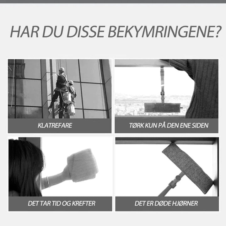 Rengjøringsverktøy: magnetisk vindusvasker som sparer tid og krefter.