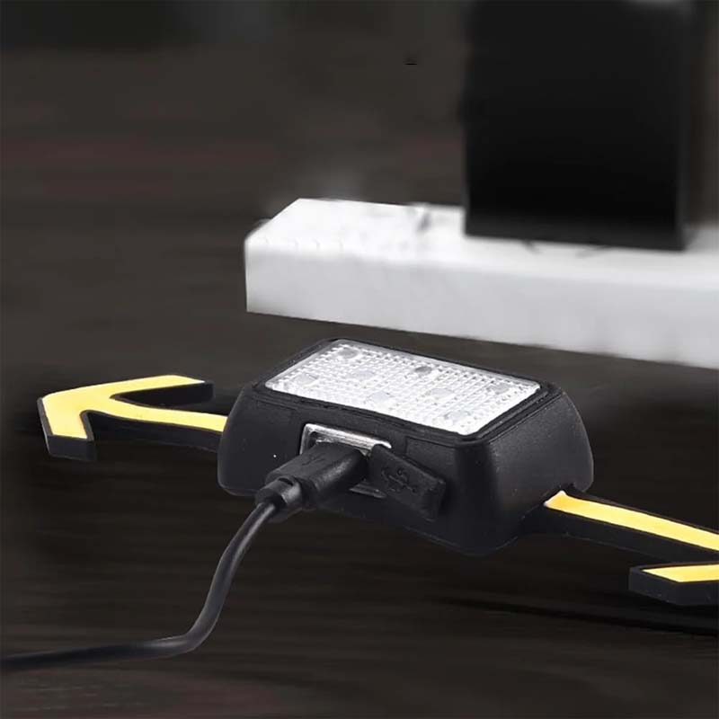 Smart sykkelutstyr: Oppladbart LED-blinklys med trådløs fjernkontroll. Trygghet for syklister.