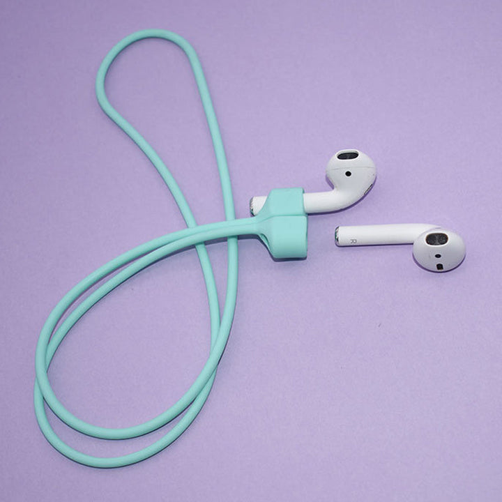Slitesterk silikon nakkestropp til Airpods. Magnetisk lukking for sikker oppbevaring.