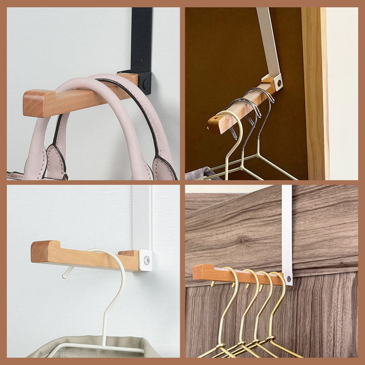 Elegant trekrok til dør, sammenleggbar design. Praktisk klesoppheng og smart hjemmeorganisering.