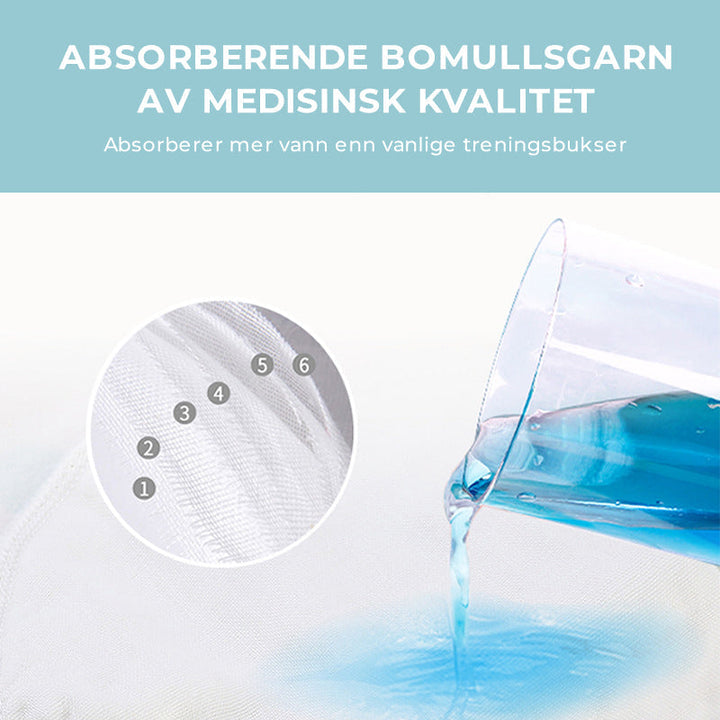 Baby treningstruse i bomull med dyremotiv, ideell for pottetrening. Lekkasjesikker komfort.