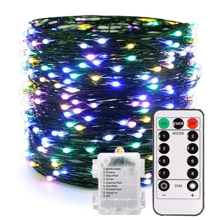 Universal LED-lysslynge, vanntett og fjernstyrt, for både innendørs og utendørs bruk.