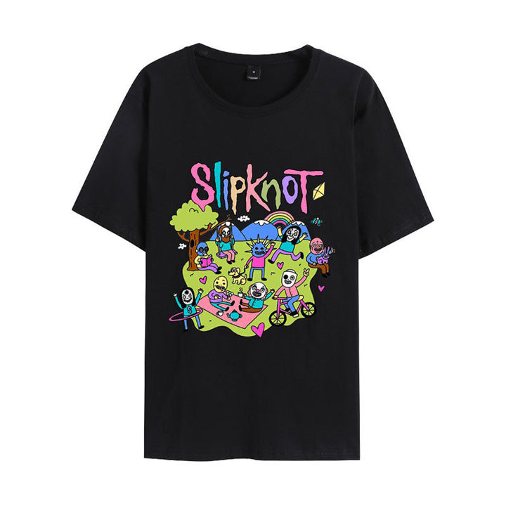 Komfortabel hverdagst-skjorte for kvinner. Grafisk design gir en unik stil.