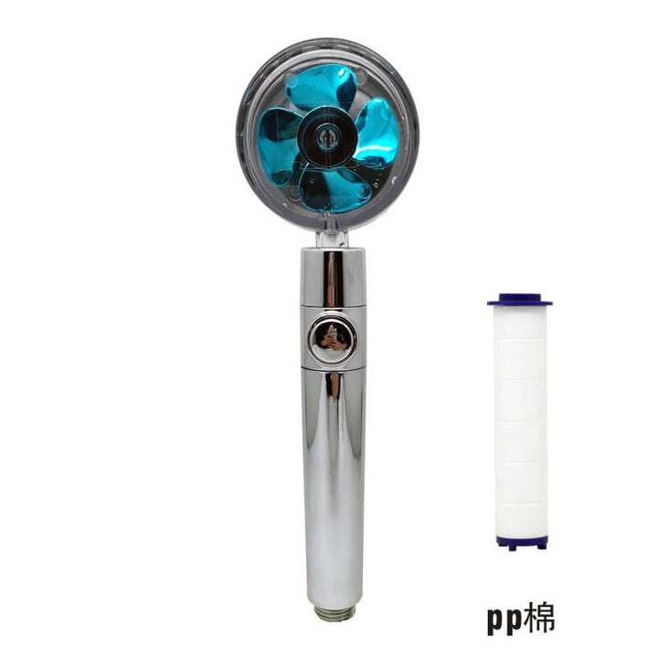 360° Turbo Dusjhode i elegant design. Høyt trykk og vannbesparende funksjoner for daglig luksus.
