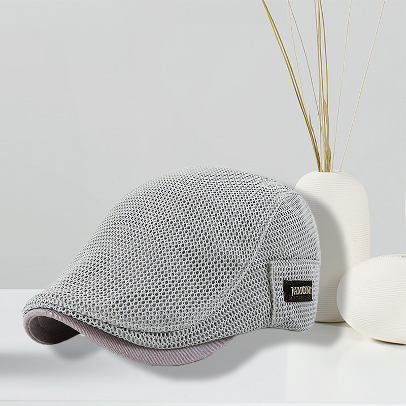 Allsidig herre sommer caps i mesh for både stil, komfort og solbeskyttelse.