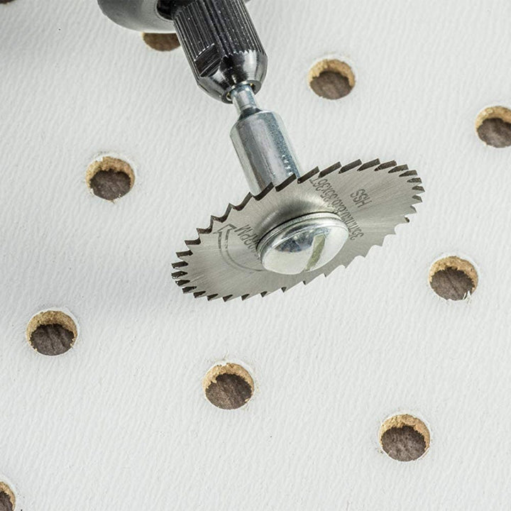 Seks HSS kutteskiver for sirkelsag, designet for presisjon i metall og tre.