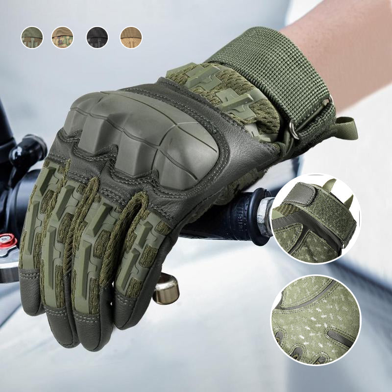 Unisex kuttbestandige taktiske hansker i nylon, for motorsykkel, sykkel og trening.