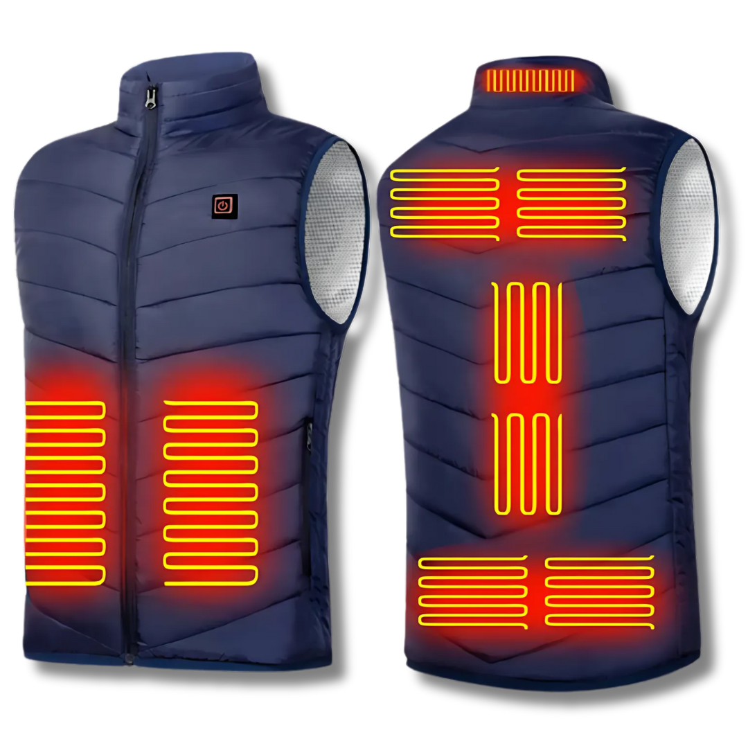 Varm unisex vintervest, perfekt for friluftsliv og utendørsklær. Holder deg komfortabel i kulden.